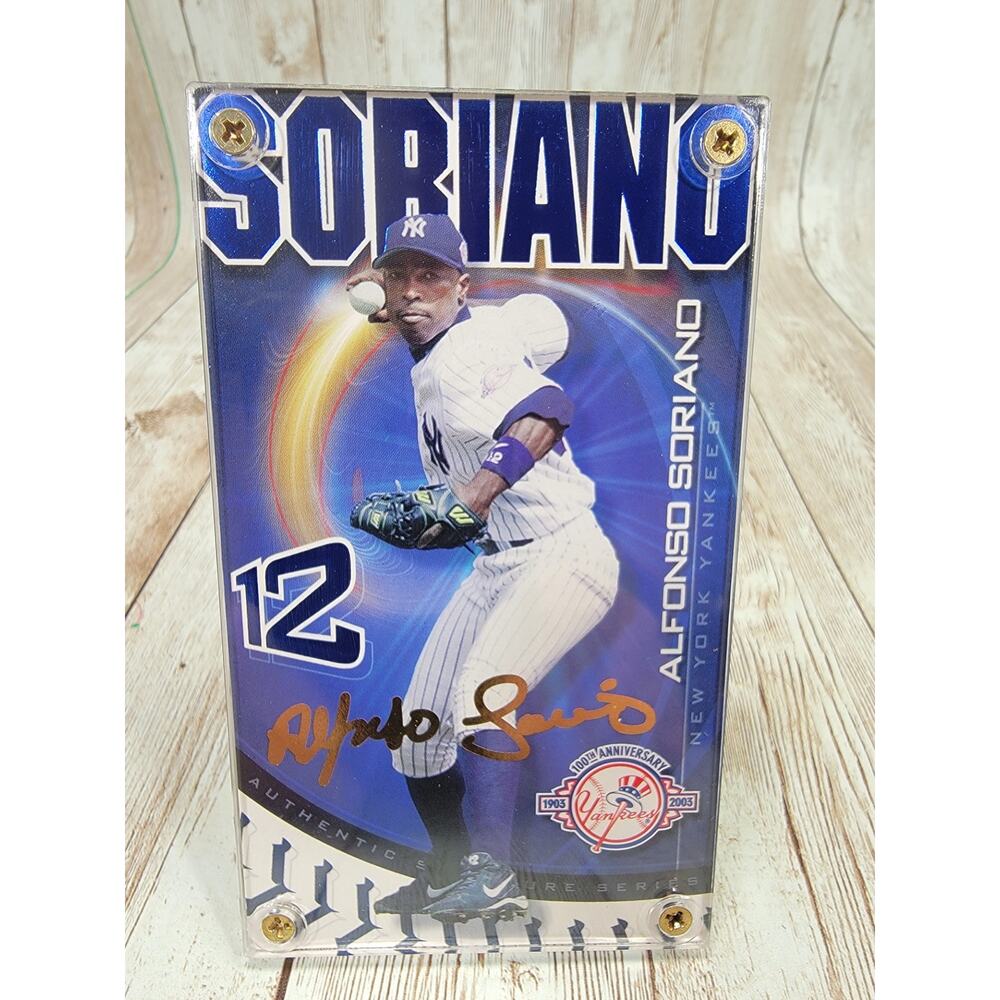 Alfonso Soriano Authentic Image Limited Edition Yankees 100th Anniversary